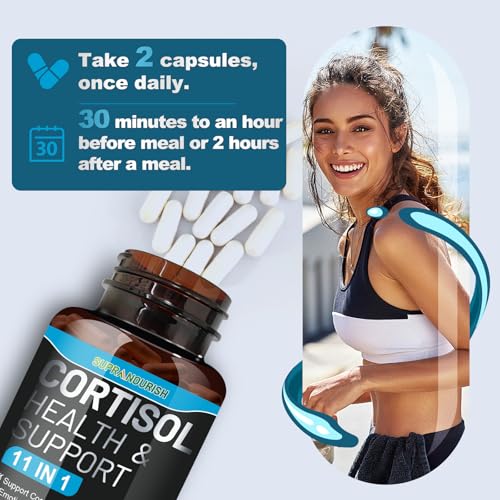 Supranourish Cortisol Supplements For Women & Men