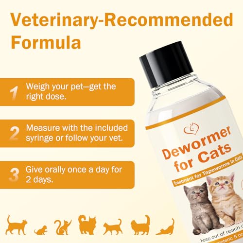 WOMRICH Tapeworm Treatment For Cats